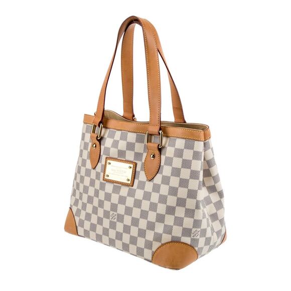 Louis Vuitton Damier Azur Hampstead MM Tote  Comes with  (COA) ✨ - Picture 2 of 15